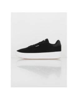 Baskets compensées en toile court cln noir femme - Adidas