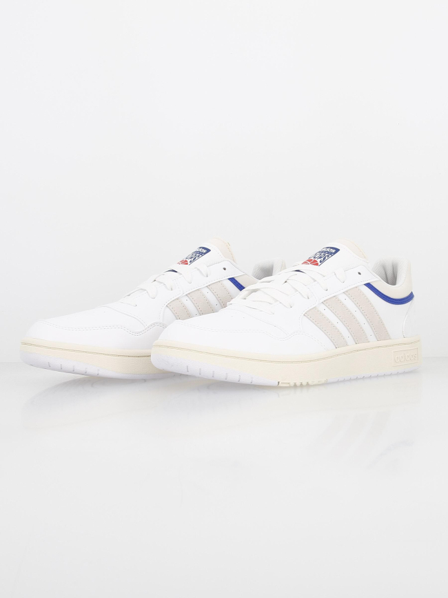 Chaussures de basketball hoops 3.0 blanc homme - Adidas