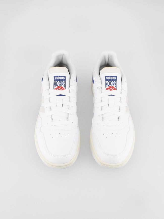 Chaussures de basketball hoops 3.0 blanc homme - Adidas