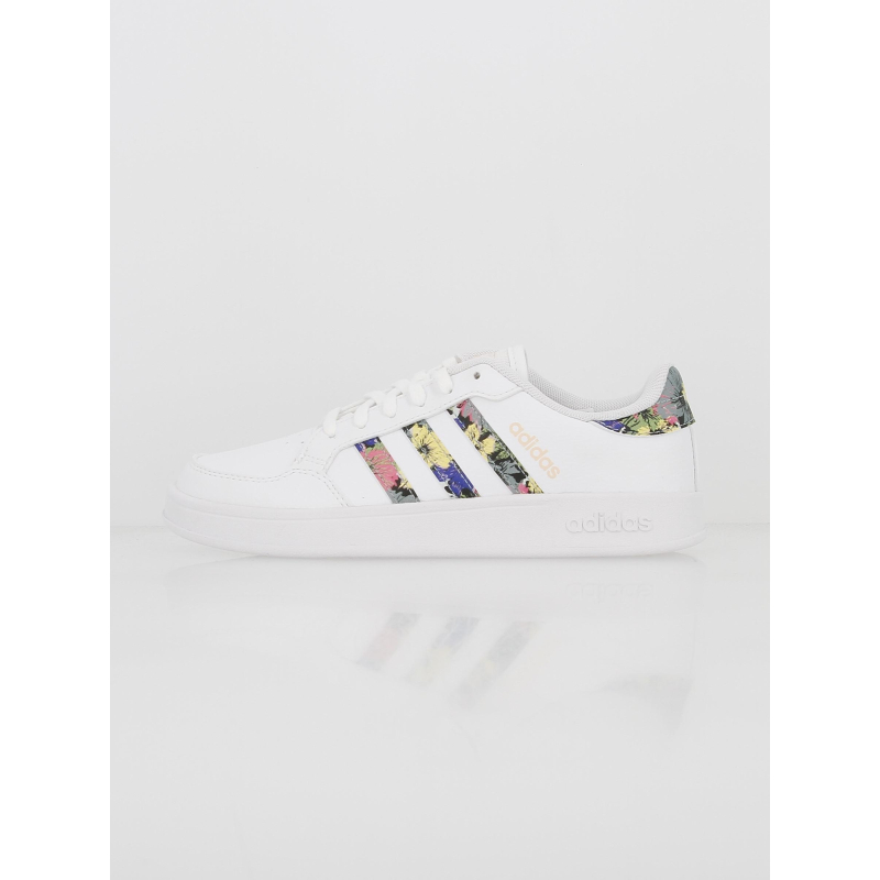 Baskets basses breaknet tropical blanc femme - Adidas
