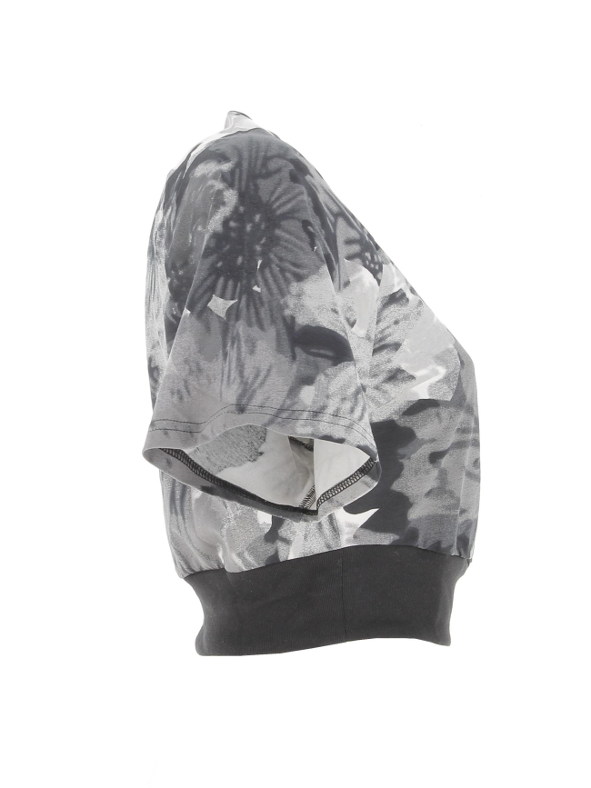 T-shirt de sport crop tee gris femme - Adidas