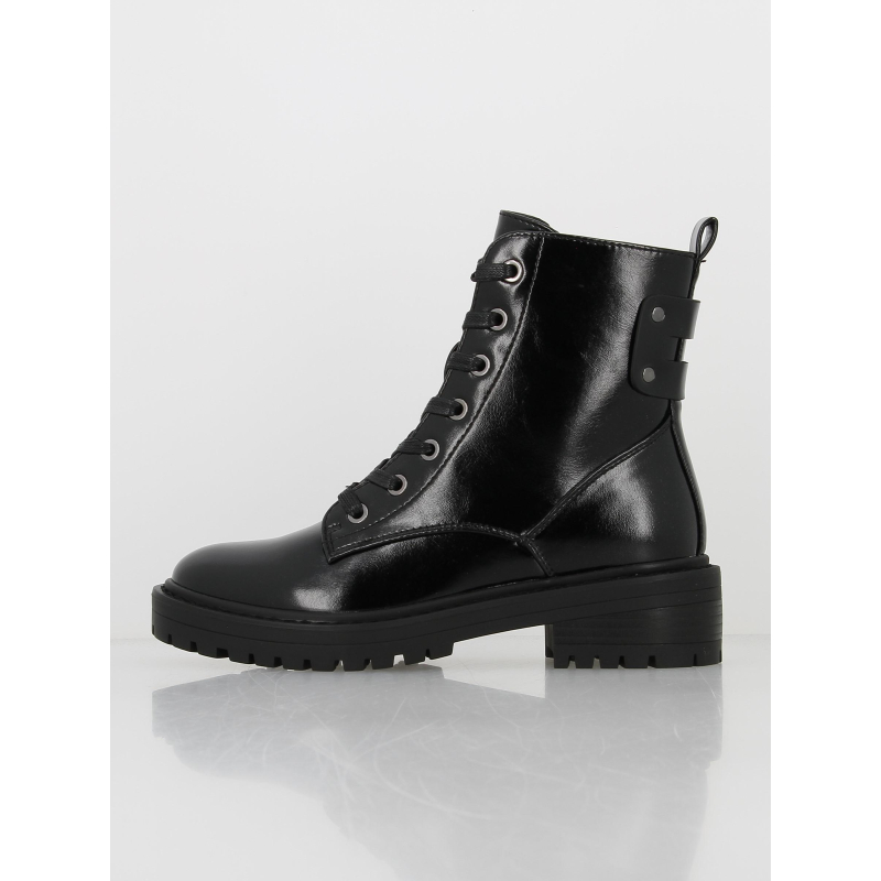 Bottines bold 15 shiny vernis noir femme - Only