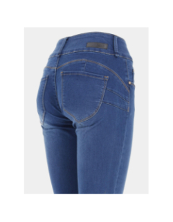 Jean skinny double up effect 230 bleu femme -Tiffosi