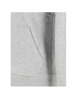 Sweat à capuche big logo gris homme - Jack & Jones