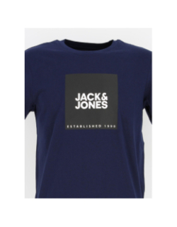 T-shirt crew bleu marine homme - Jack & Jones