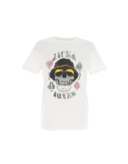 T-shirt jorcaptain crew blanc homme - Jack & Jones