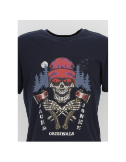 T-shirt jorcaptain crew bleu marine homme - Jack & Jones