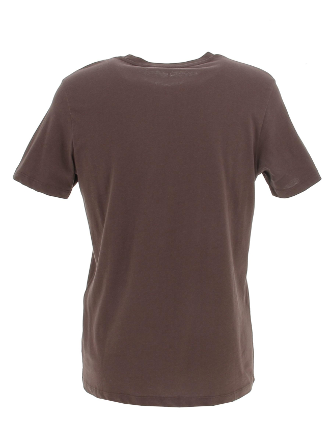 T-shirt jorcaptain crew marron homme - Jack & Jones