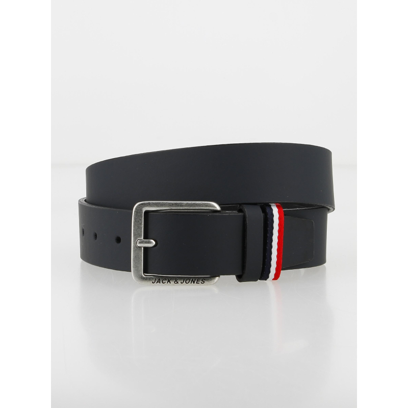 Ceinture jacespo uni bleu marine homme - Jack & Jones