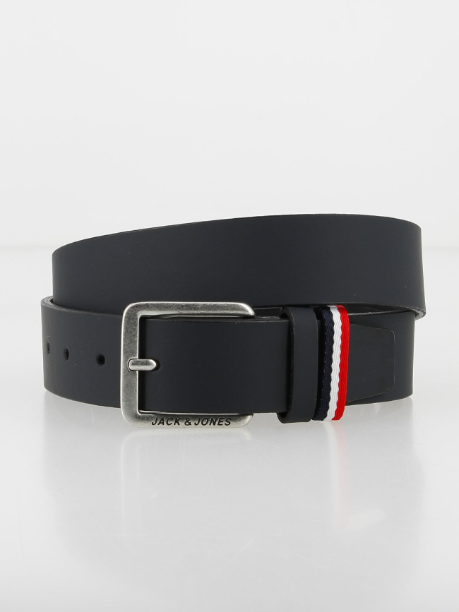 Ceinture jacespo uni bleu marine homme - Jack & Jones