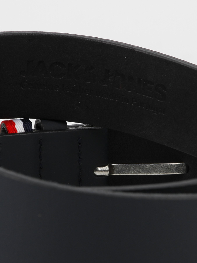 Ceinture jacespo uni bleu marine homme - Jack & Jones