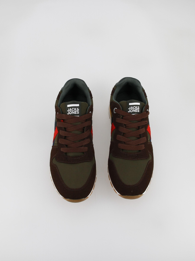 Baskets basses combo kaki homme - Jack & Jones