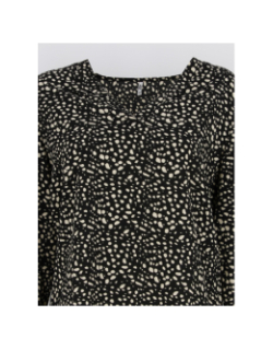 Blouse manches longues piper noir femme - Jacqueline De Yong