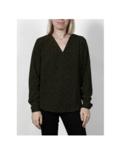 Blouse manches longues piper kaki femme - Jacqueline De Yong