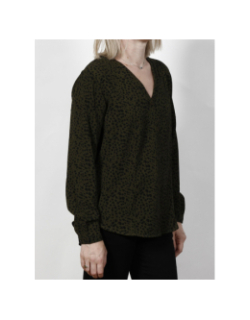 Blouse manches longues piper kaki femme - Jacqueline De Yong