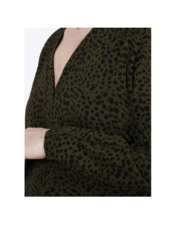 Blouse manches longues piper kaki femme - Jacqueline De Yong