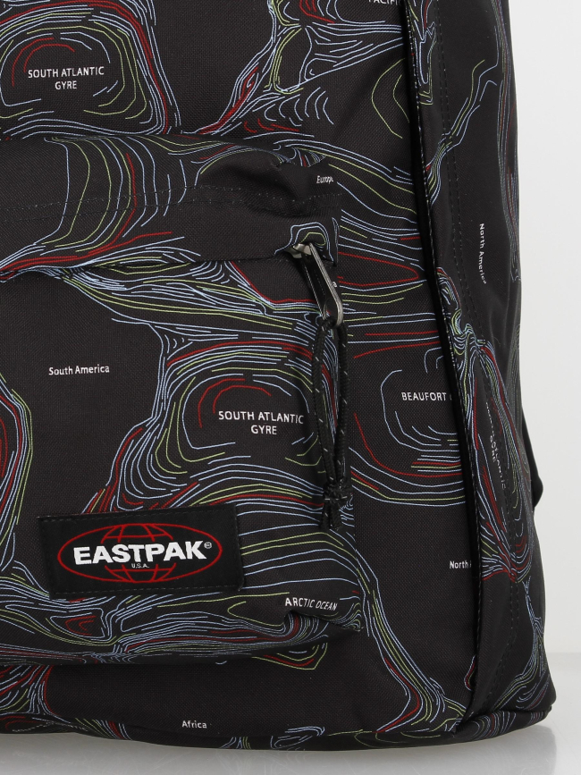 Sac à dos Eastpak out of office map noir