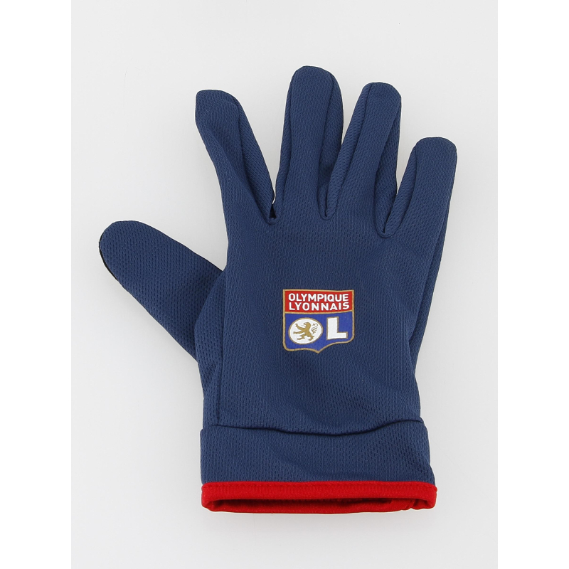 Gants de football olympique lyonnais bleu marine - OL