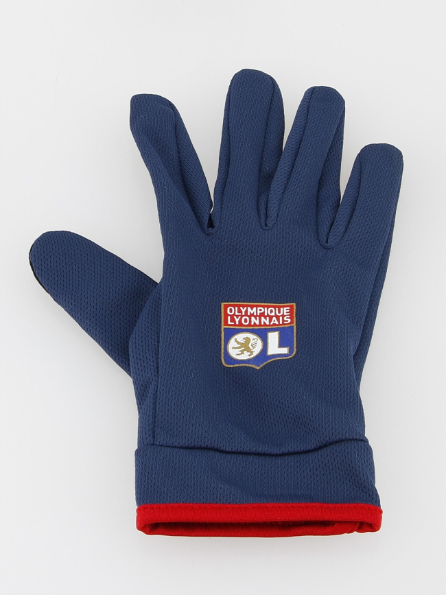 Gants de football olympique lyonnais bleu marine - OL