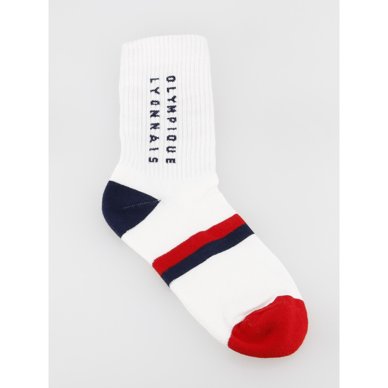 Chaussettes olmpique lyonnais blanc - OL