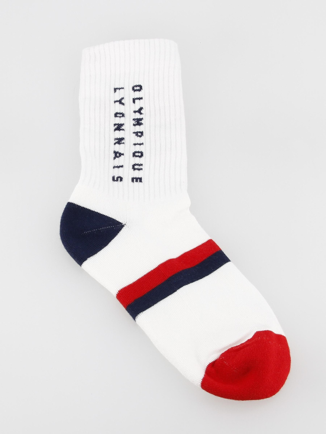 Chaussettes olmpique lyonnais blanc - OL