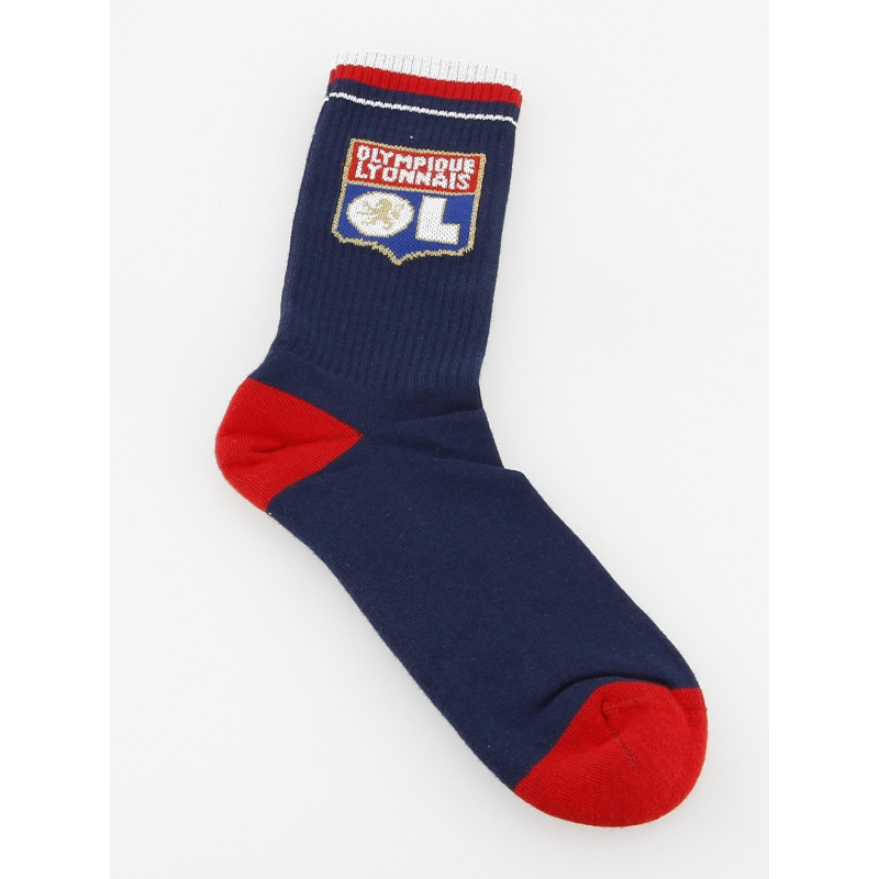 Chaussettes mi hautes olympique lyonnais bleu - OL