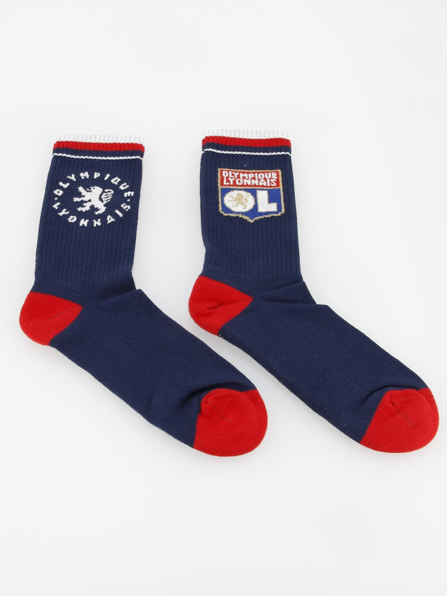 Chaussettes mi hautes olympique lyonnais bleu - OL