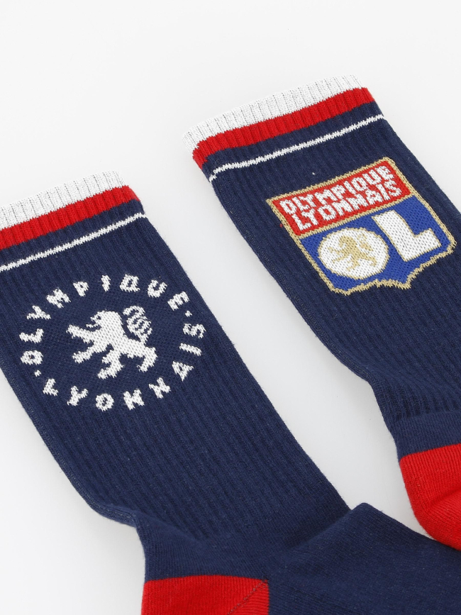 Chaussettes mi hautes olympique lyonnais bleu - OL