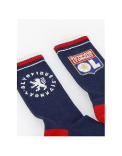Chaussettes mi hautes olympique lyonnais bleu - OL