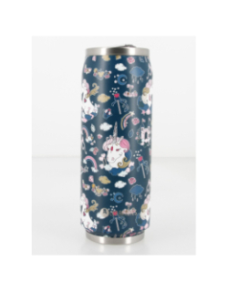 Gourde canette inox 500 ml licorne bleu - Les Artistes