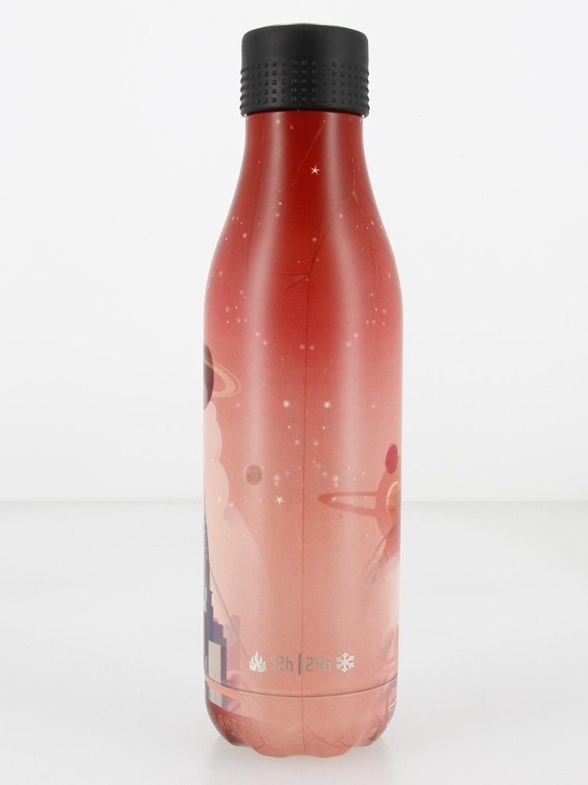 Gourde bottle inox 500 ml cosmic rouge - Les Artistes