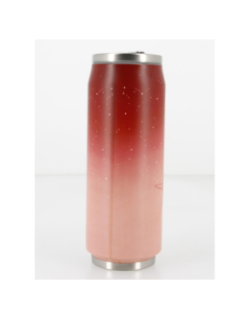Gourde canette inox 500 ml pull cosmic rouge - Les Artistes