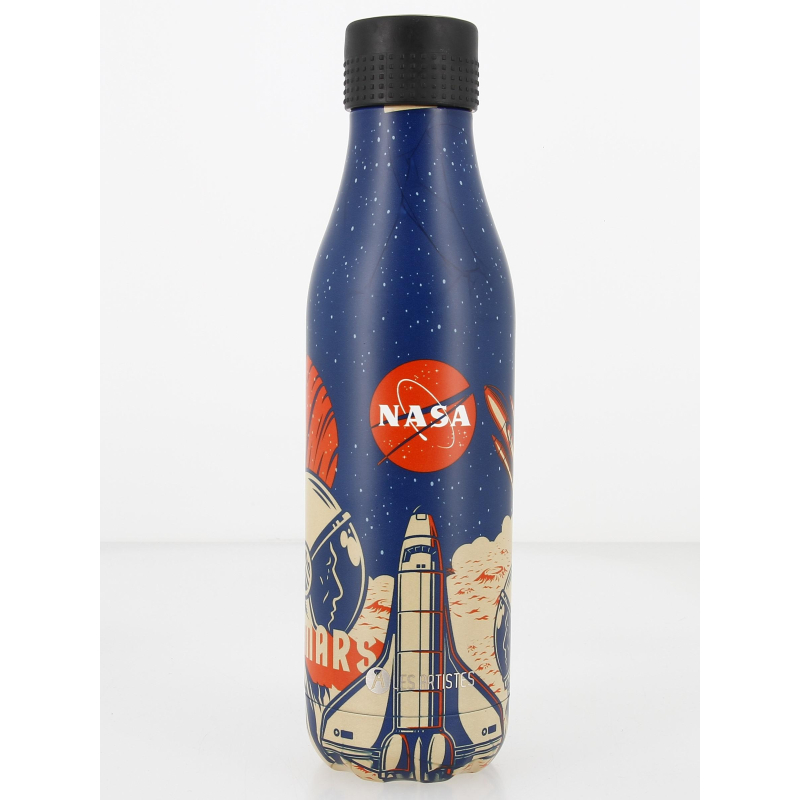 Gourde bottle inox 500 ml nasa bleu - Les Artistes