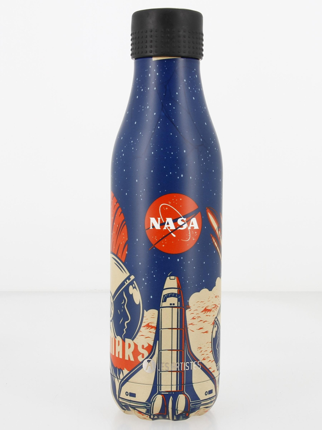 Gourde bottle inox 500 ml nasa bleu - Les Artistes