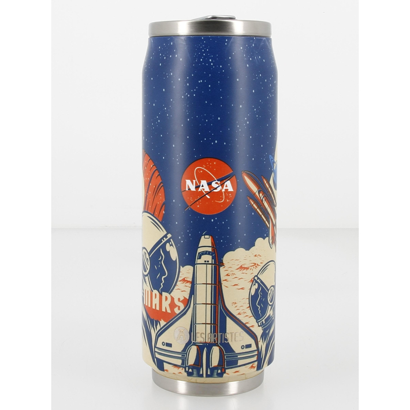 Gourde canette inox 500ml nasa beige - Les Artistes