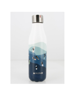 Gourde bottle inox 500 ml surf bleu - Les Artistes