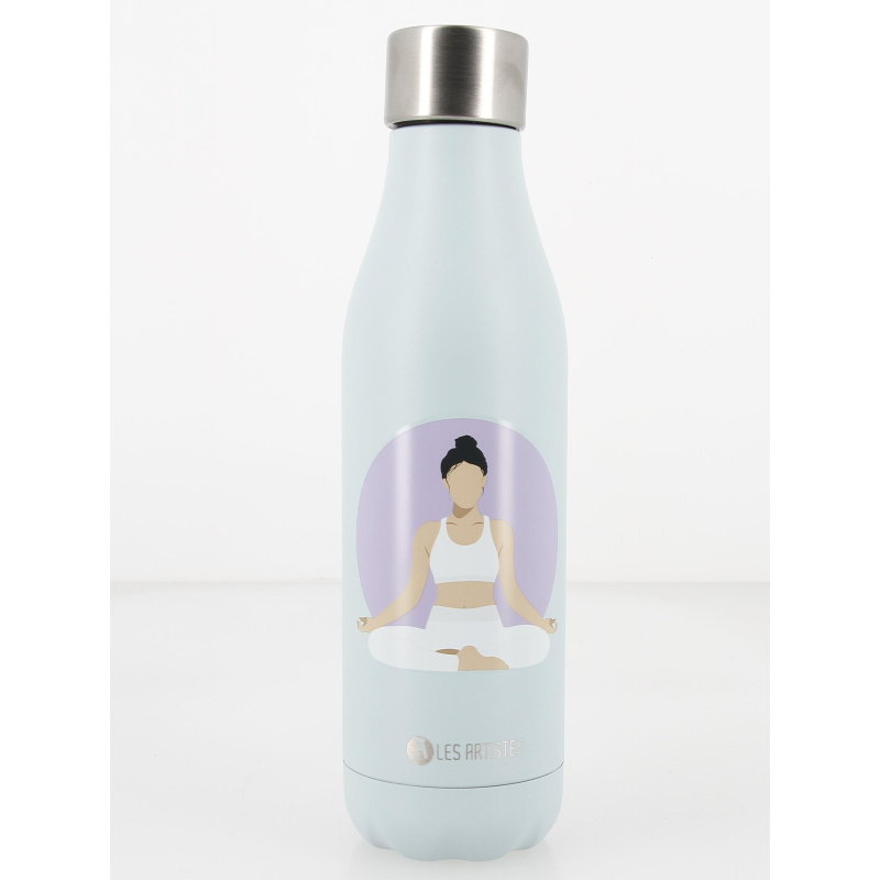 Gourde bottle inox 500 ml wellness bleu - Les Artistes