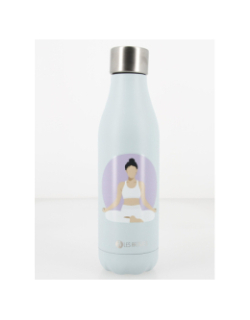 Gourde bottle inox 500 ml wellness bleu - Les Artistes