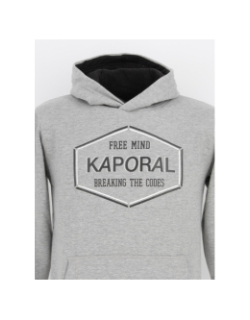 Sweat à capuche marlo gris garçon - Kaporal