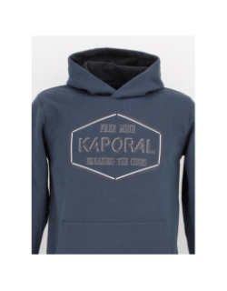 Sweat à capuche marlo bleu garçon - Kaporal