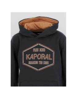 Sweat à capuche marlo bleu marine garçon - Kaporal