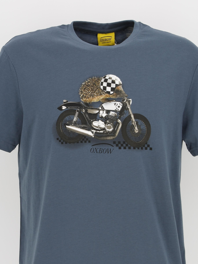 T-shirt graphique bleu homme - Oxbow