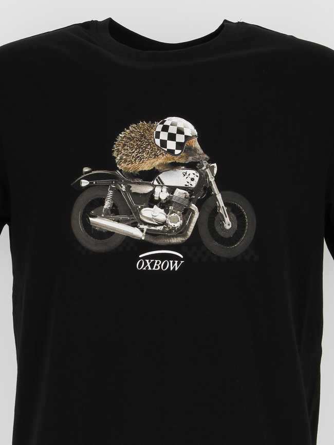 T-shirt graphique noir homme - Oxbow