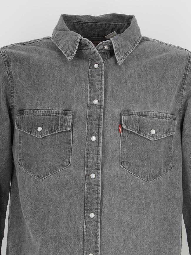 Chemise en jean essential western gris femme - Levi's