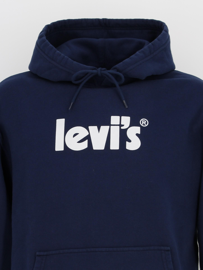 Sweat à capuche graphic bleu homme - Levi's