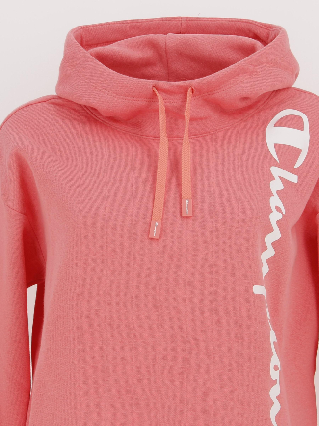 Sweat à capuche custom fit rose femme - Champion