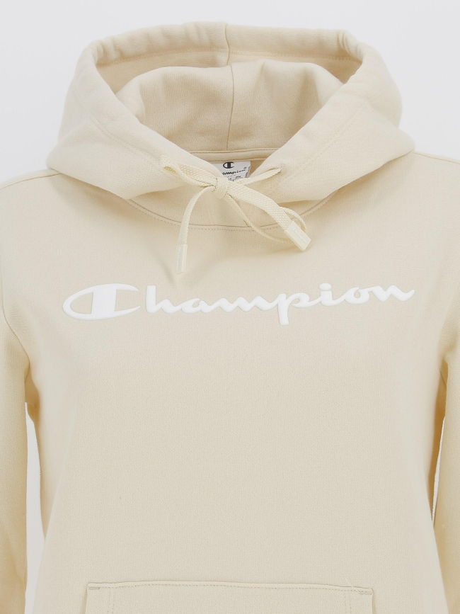 Sweat à capuche hooded jaune femme - Champion