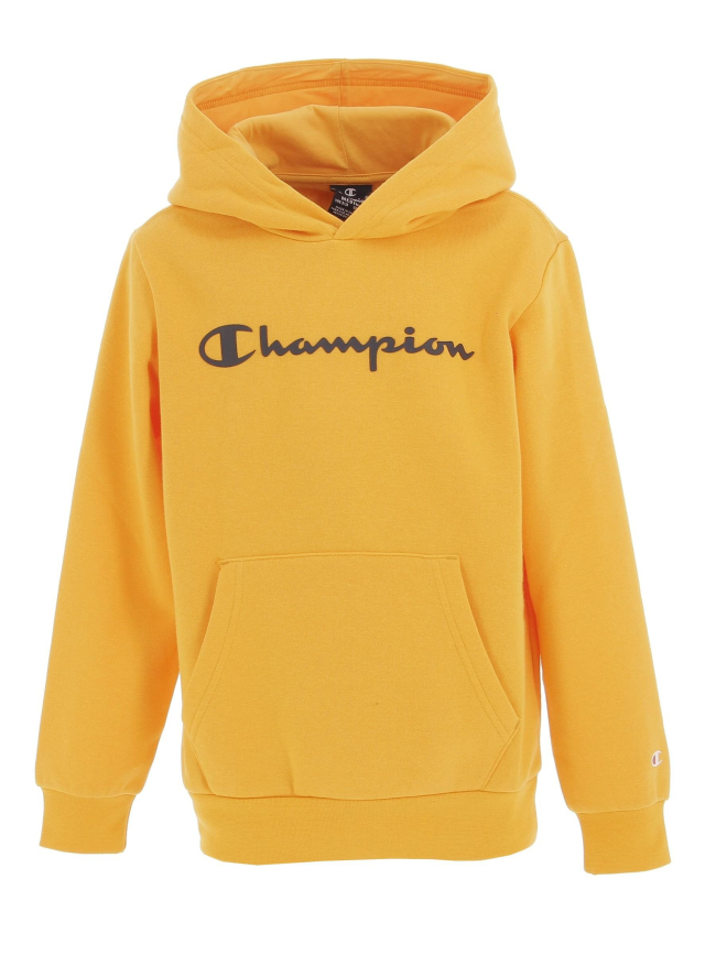 Sweat à capuche hooded jaune garçon - Champion