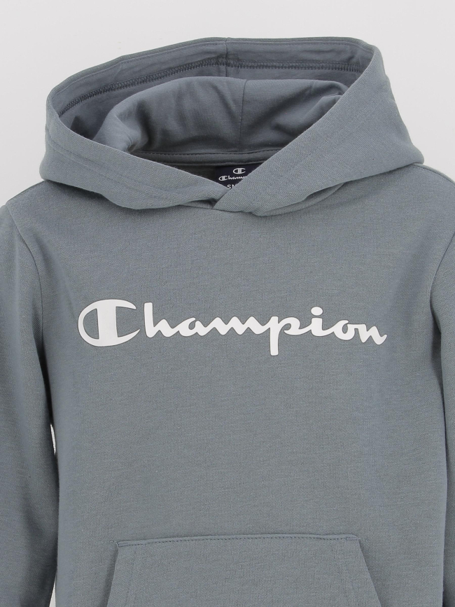 Sweat à capuche hooded gris enfant - Champion