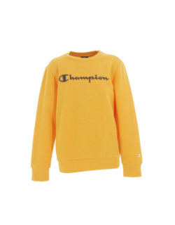 Sweat crewneck jaune moutarde enfant - Champion